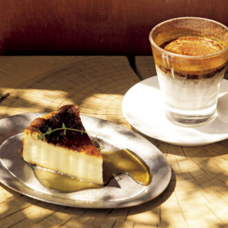 オルディッセ カフェ バスクチーズケーキ