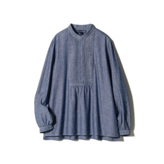 UNIQLO / INES DE LA FRESSANGE PARIS　タンガリーピンタックブラウス