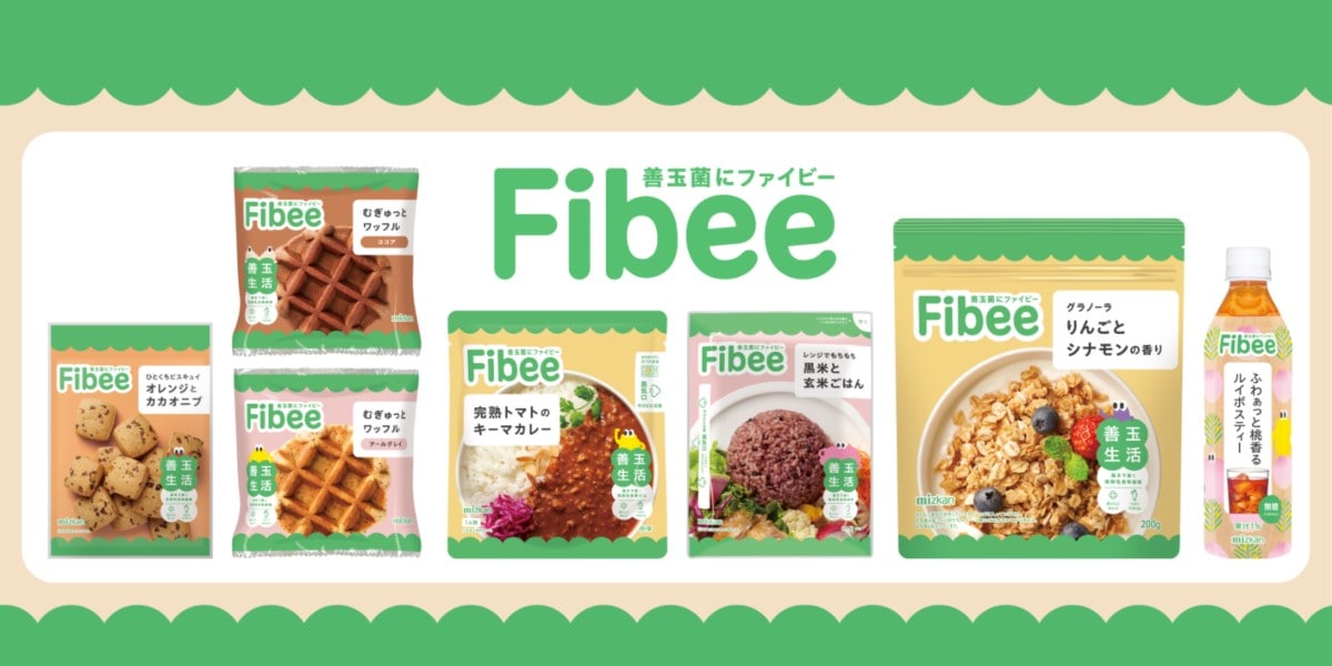 ファイビー、ミツカン、発酵性食物繊維