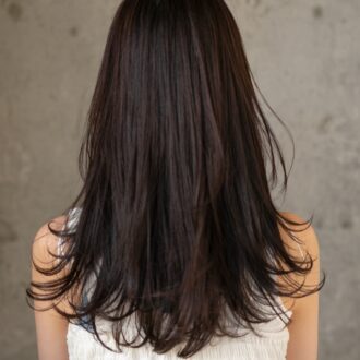 30代ヘアスタイル、ロング（バック）、LOAVE AOYAMA