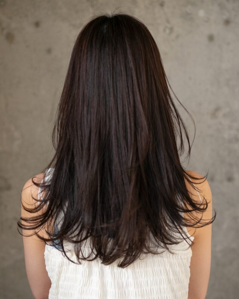 30代ヘアスタイル、ロング（バック）、LOAVE AOYAMA