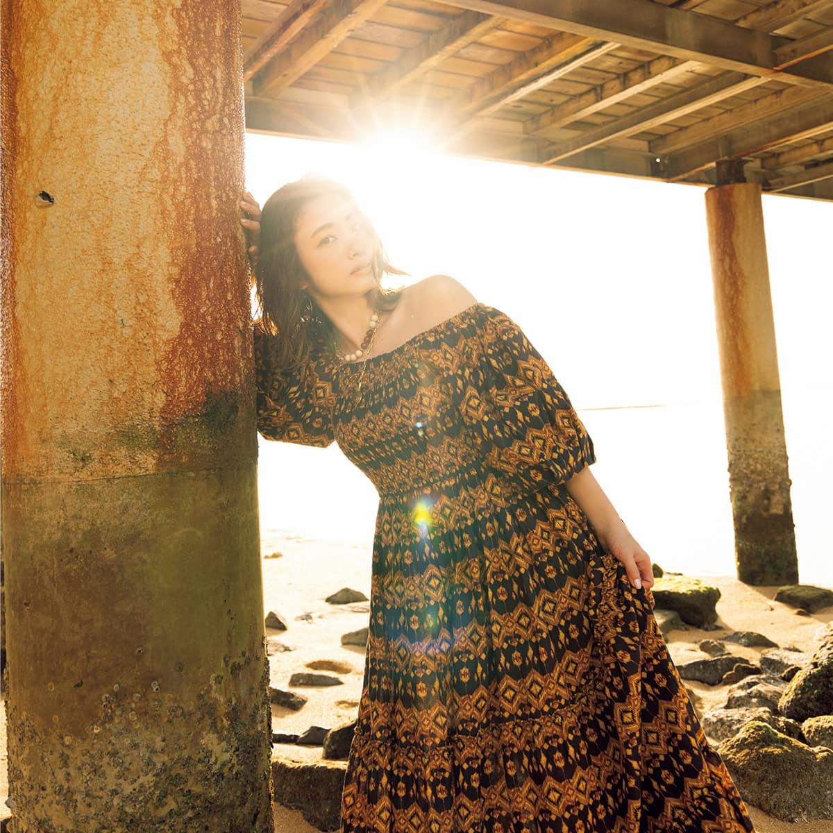 9th ファッション 完売品 星柄ドレス TWINKLE WIDENING DRESS