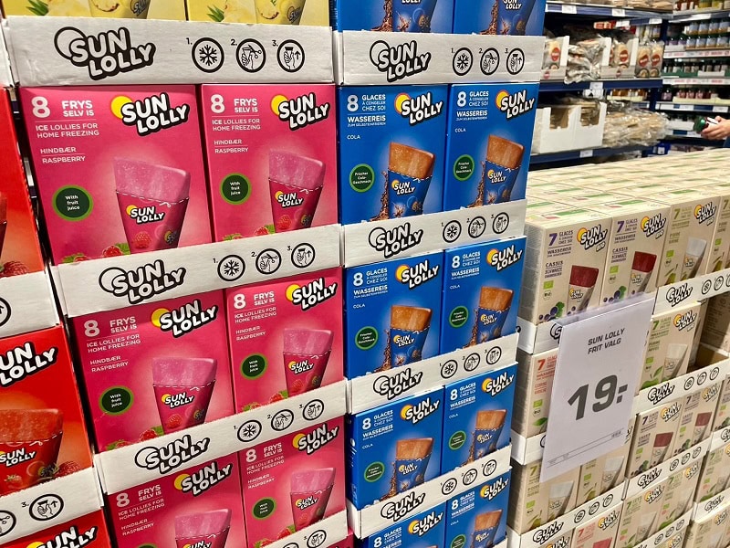 1. 夏限定! 「SUN LOLLY」のアイスキャンディ