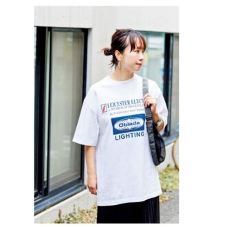 【スナップ】30代ファッション　プレスに学ぶ　デイリーに使えるラフな“オーバーサイズTシャツ”のコーディネイト