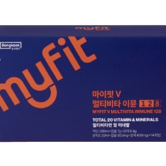 MYFIT V マルチビタイミューン 128 14本入り ￥7,800（東国製薬）