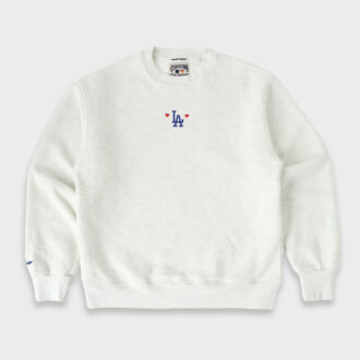 Dodgers Fleece Crewneck　Color: Ash ￥33,000(税込)