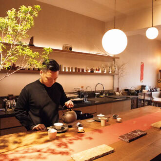 “朝から晩まで素敵な時間を”が店名の由来。