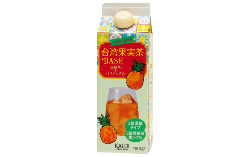 オリジナル 台湾果実茶ベース　烏龍茶＆パイナップル（500mL）