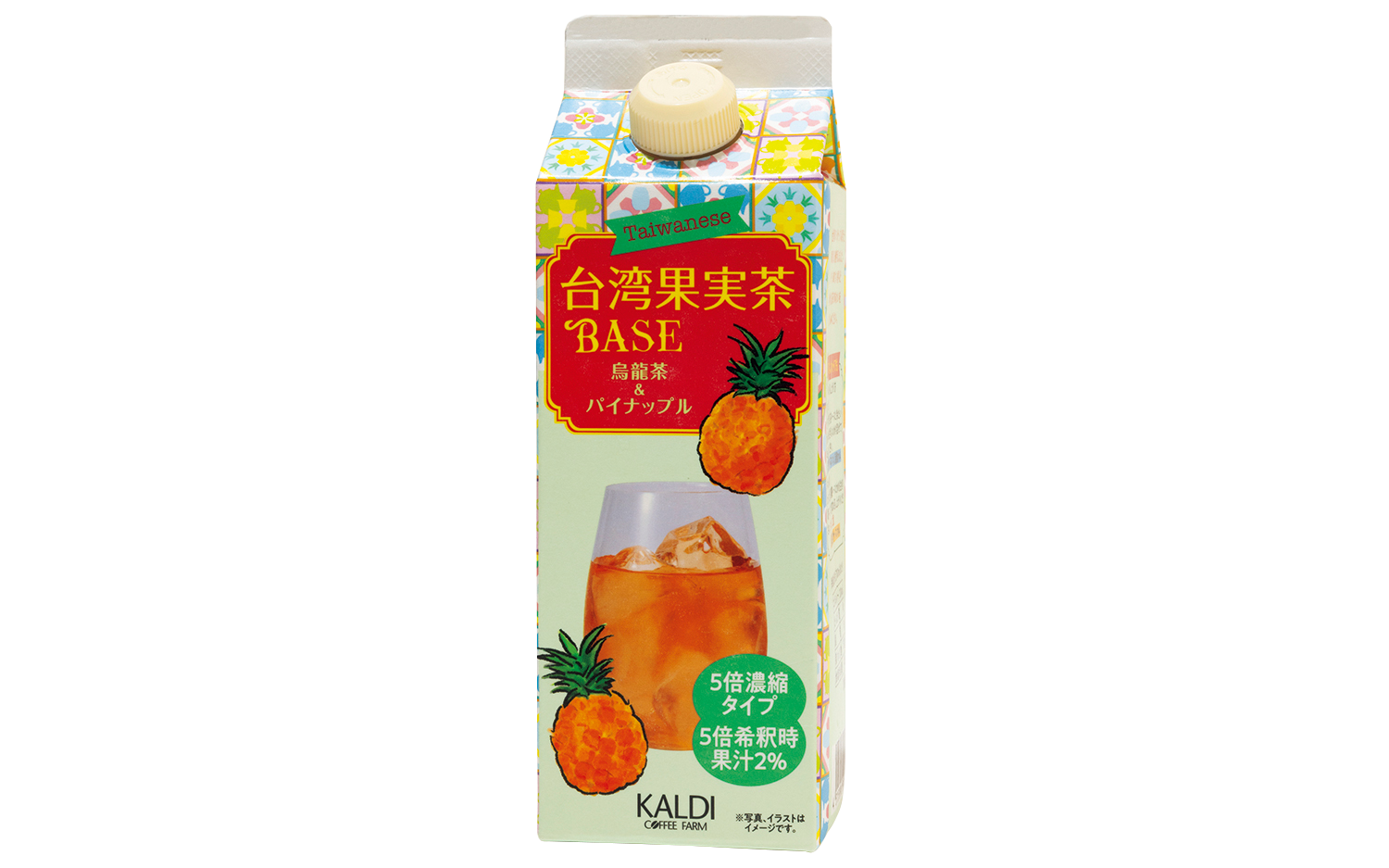 オリジナル 台湾果実茶ベース　烏龍茶＆パイナップル（500mL）