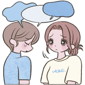 【3】友達が悩んでいる。話すことで元気になってくれたらいいな