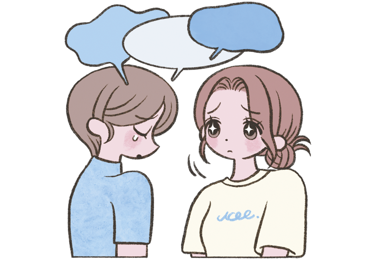 【3】友達が悩んでいる。話すことで元気になってくれたらいいな