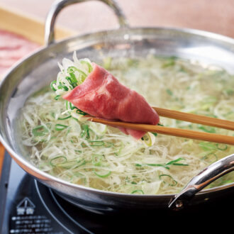 鶏清湯葱たんしゃぶ
