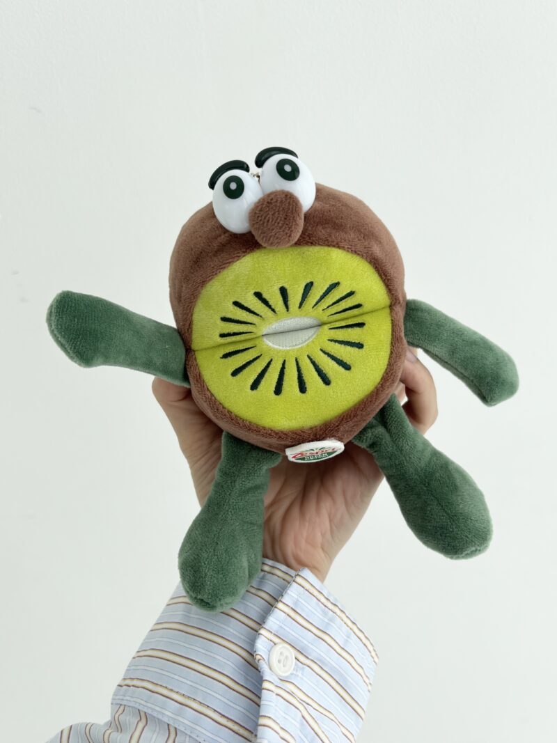 【InReed インレッド 7月号 付録 ゼスプリ キウイブラザーズ ぬいぐるみエコバッグ】ぬいぐるみにするとこんな感じ♪