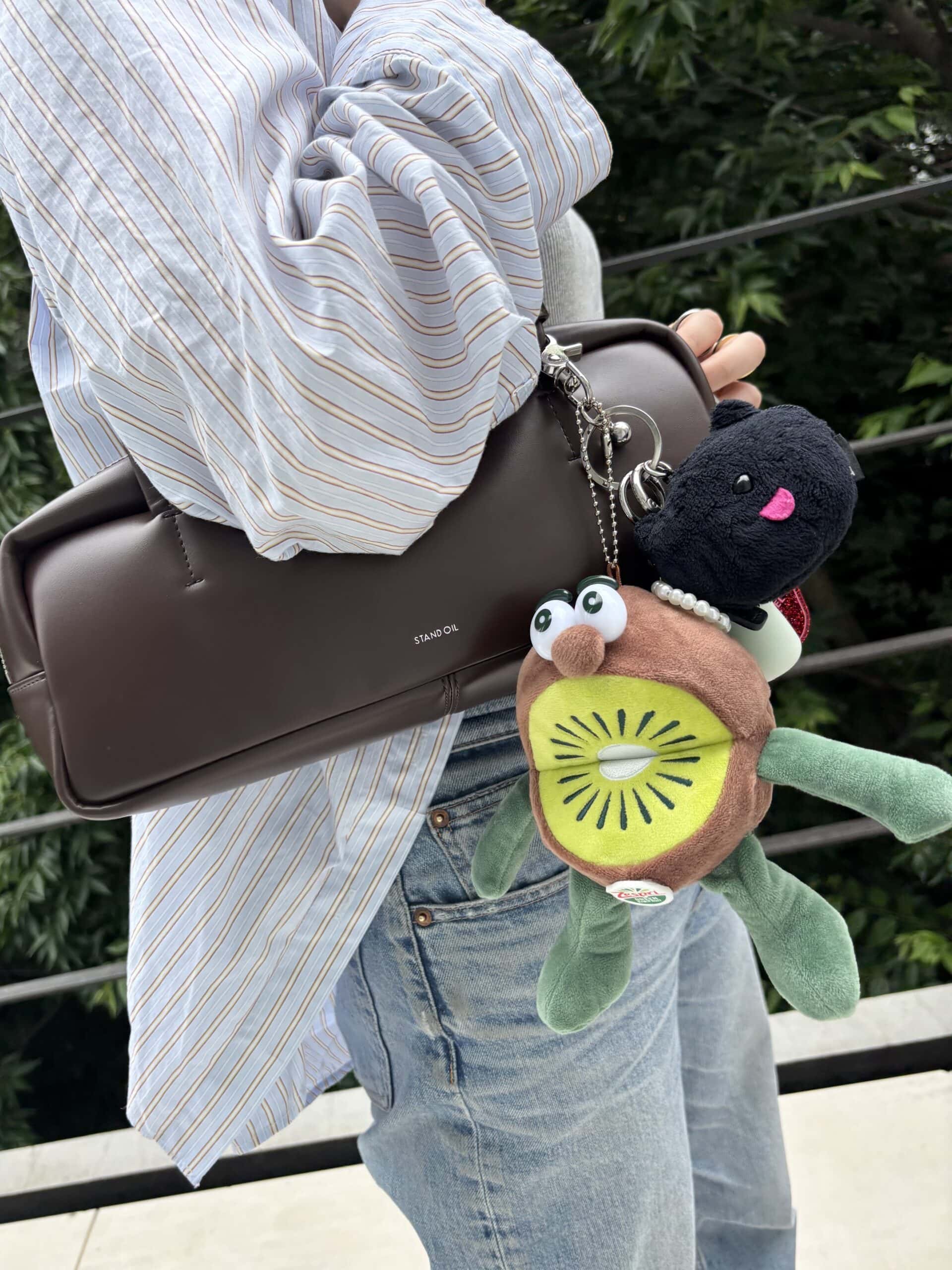 【InReed インレッド 7月号 付録 ゼスプリ キウイブラザーズ ぬいぐるみエコバッグ】バッグに付けると存在感抜群！
