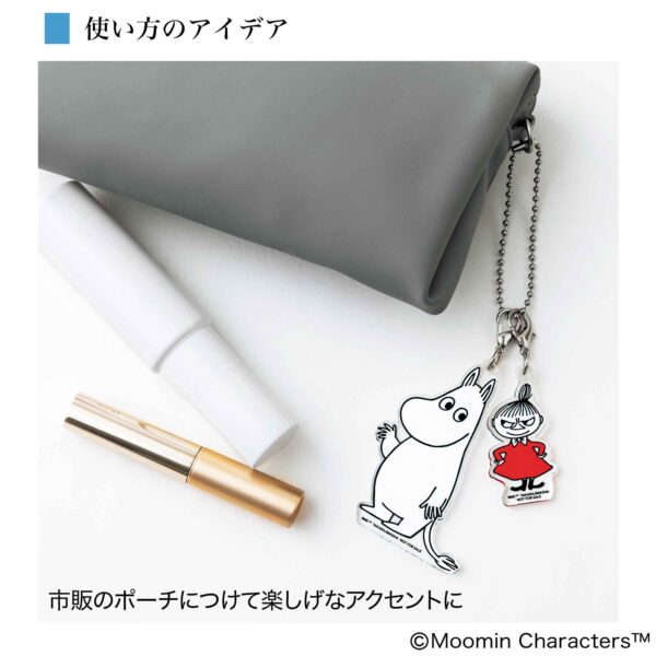 InRed 2025年8月・9月合併号 付録【MOOMIN
夏のお出かけにぴったりな
かごバッグ＆チャームセット】 市販のポーチにつけて楽しげなアクセントに