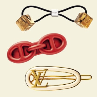 憧れの【エルメス、ルイ･ヴィトン】をヘアアクセで取り入れる♡