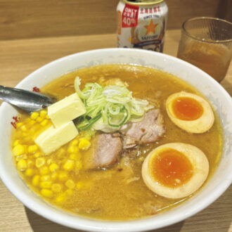 「純連」の味噌バターコーンラーメン
