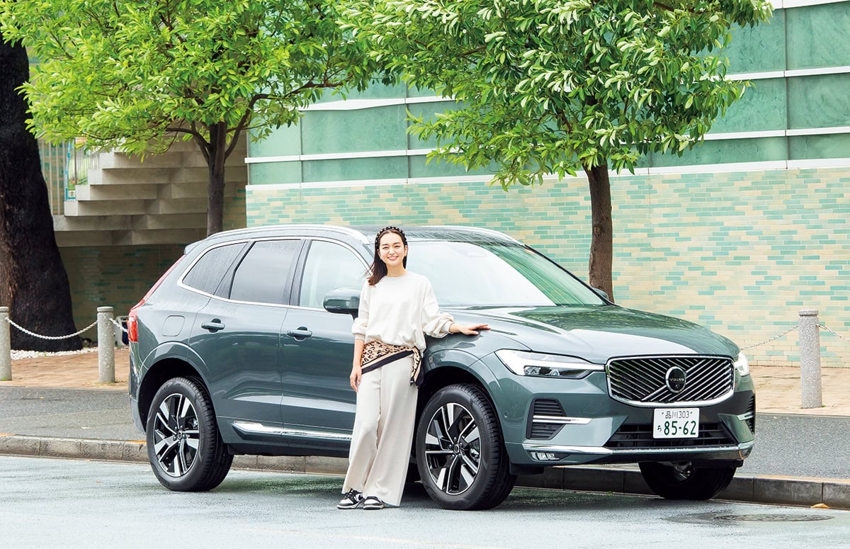 ボルボ XC60 Ultra B5 AWD × フリーアナウンサー　後藤晴菜さん