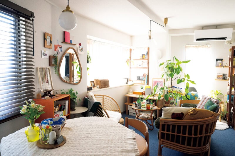 ヴィンテージポップをテーマに、部屋づくりを満喫