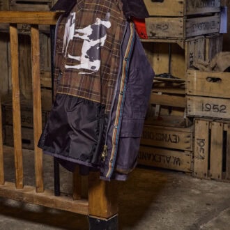 Oversized Bedale wax Jacket￥97,900