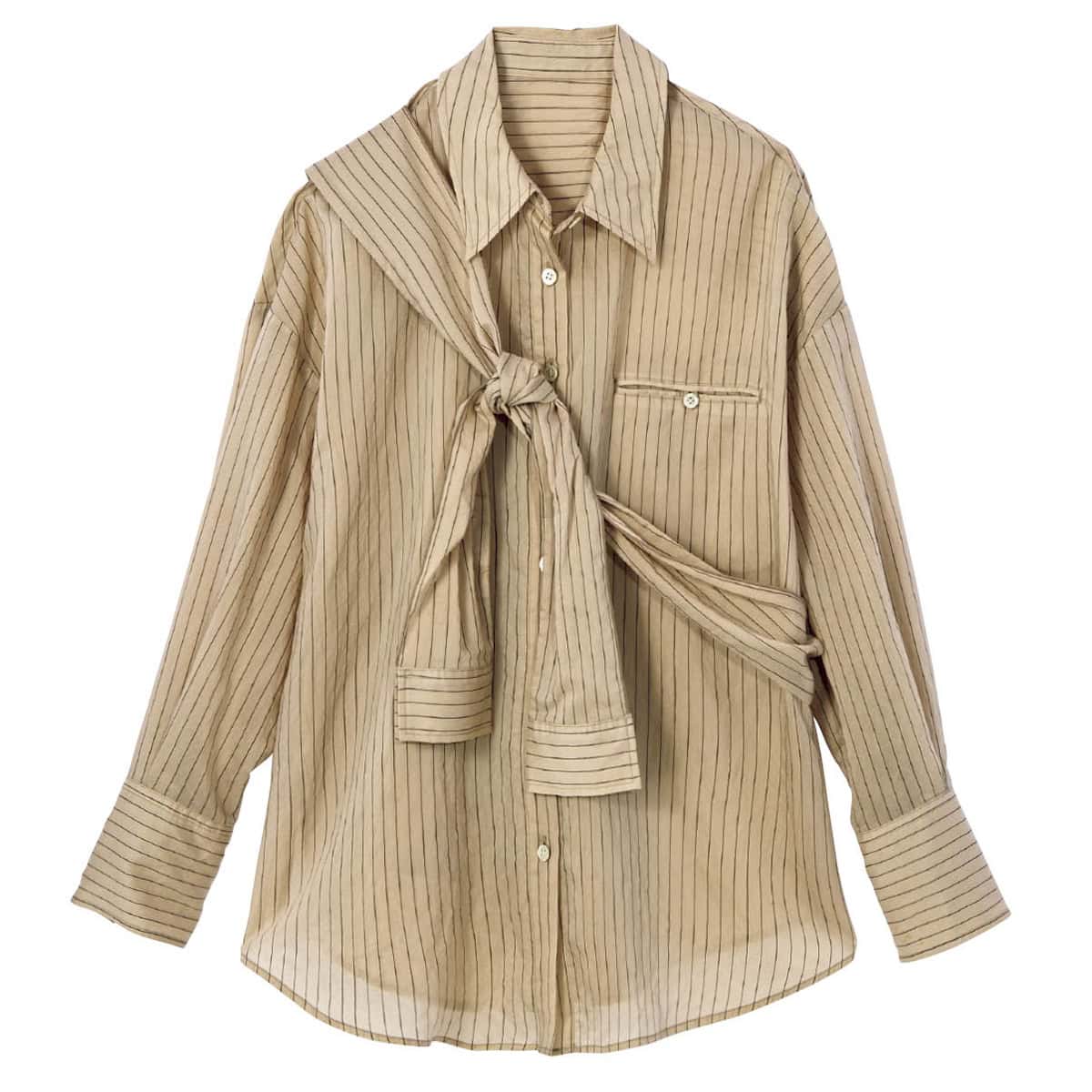 レイヤードシャツ￥12,540（クレドナ）