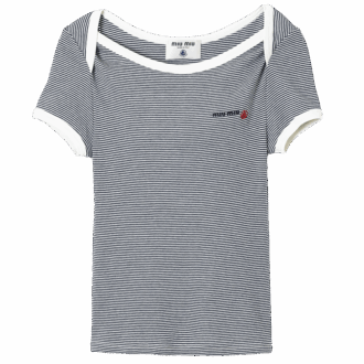 Tシャツ¥91,300※予定価格(ミュウミュウ/ミュウミュウ クライアントサービス)