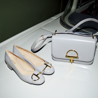 アイコンのホースビットを大胆アレンジ！ 【グッチ】のアイスグレーが大人っぽい