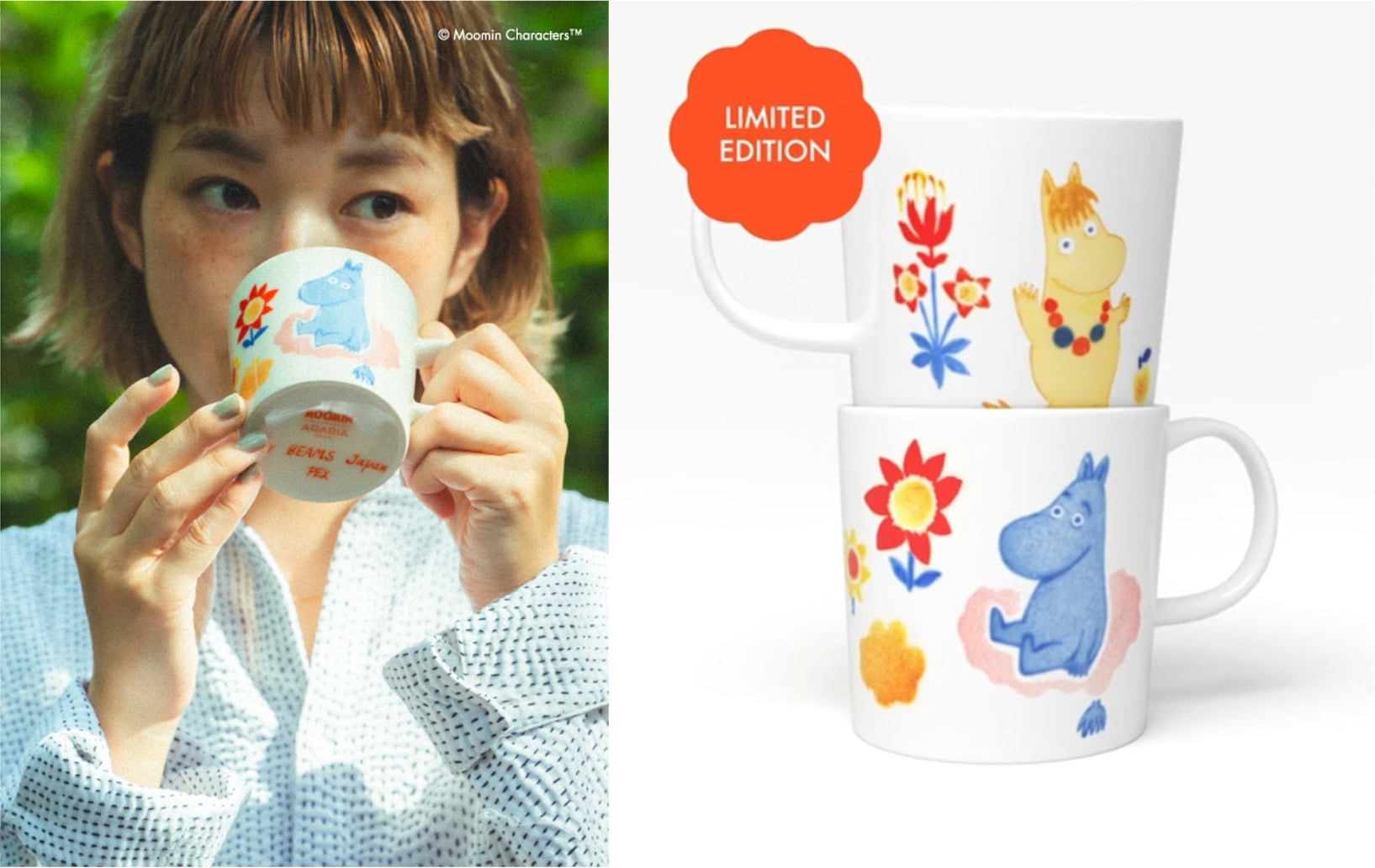 MOOMIN ARABIA ハンドペイント マグ　BEAMS JAPAN MOOMIN ARABIA X BEAMS JAPAN ハンドペイントマグ - メルカリ