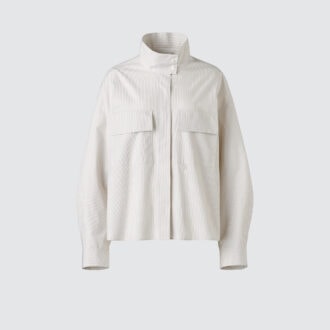 ユニクロ　UNIQLO:C　コットンスタンダードカラーシャツジャケット￥3,990