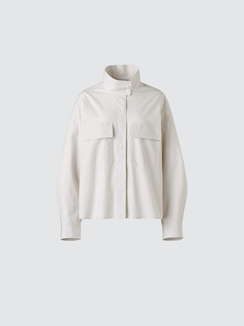 ユニクロ　UNIQLO:C　コットンスタンダードカラーシャツジャケット￥3,990