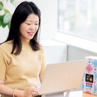 お仕事中の森山和子さん