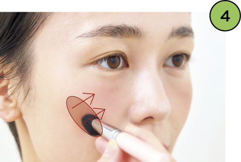 4.追加でサイドをサッとシェイプ