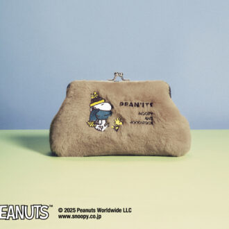 ただ今予約受付中！【スヌーピー付録】【InRed11月号増刊】スヌーピー刺繍入りがま口ファーポーチ
