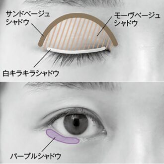 白キラキラのラインで“粘膜抜け”を狙う！