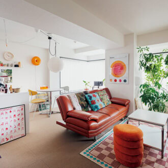 【インテリア実例】ミッドセンチュリーを感じるモダンな洗練インテリア【一人暮らし】のおしゃれ部屋