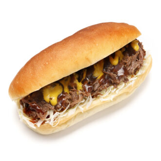 〈銀座吉澤〉プルドビーフコッペ