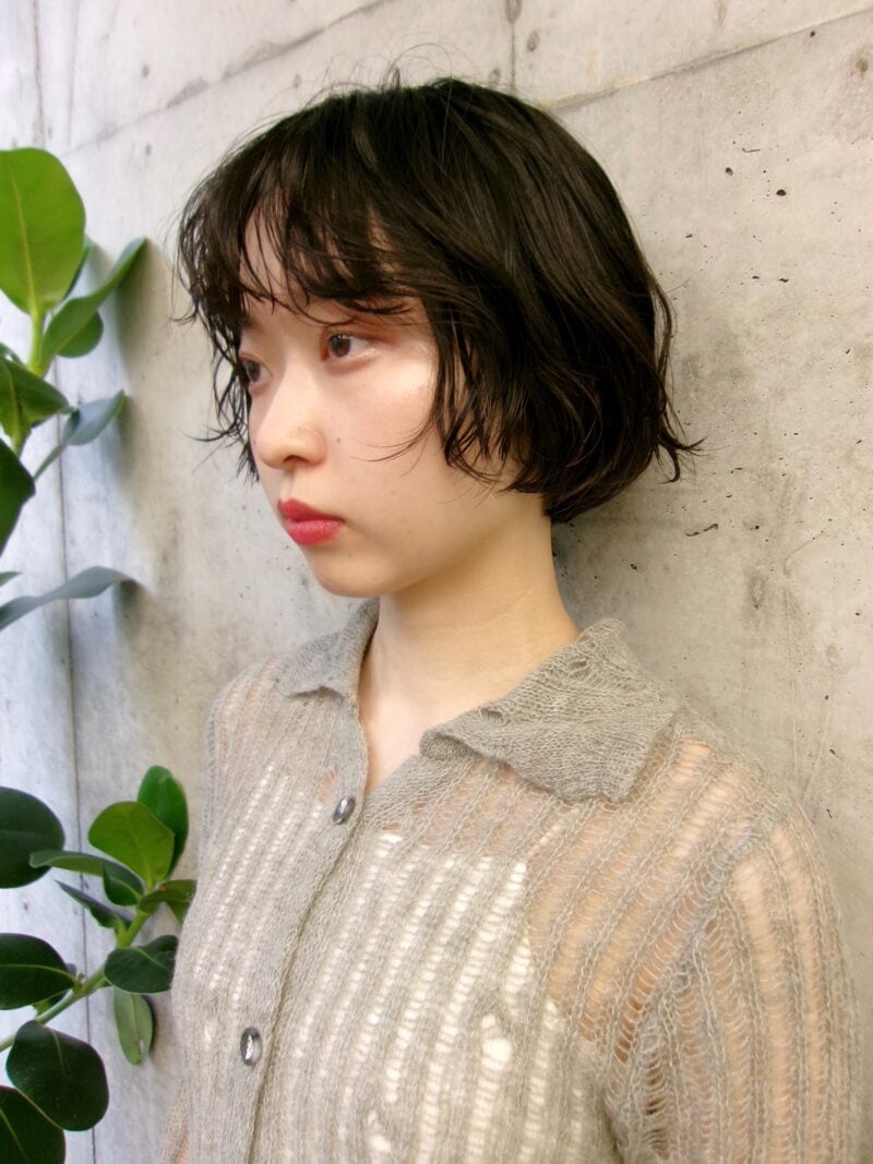 30代ヘアスタイル、アンニュイボブ、レフトサイド、SOIE omotesando