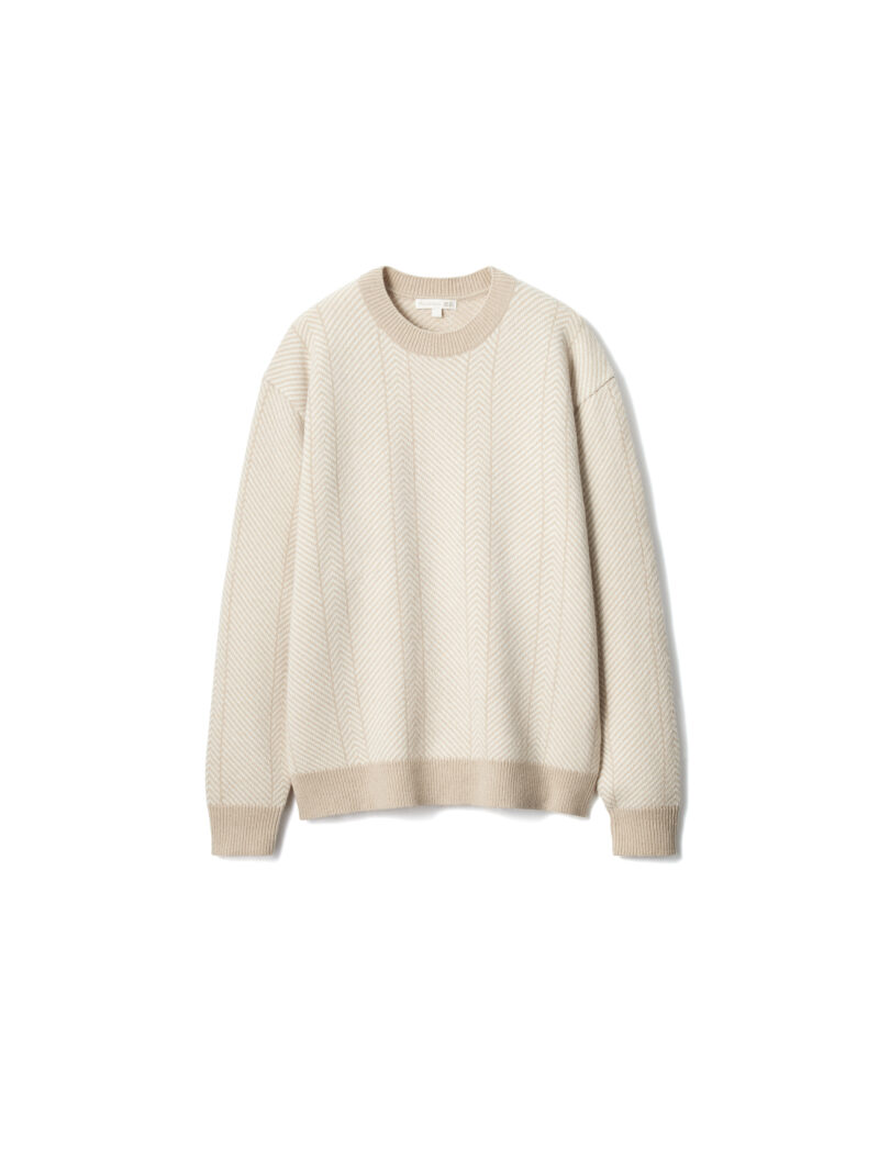 ラムクルーネックセーター　4,990円