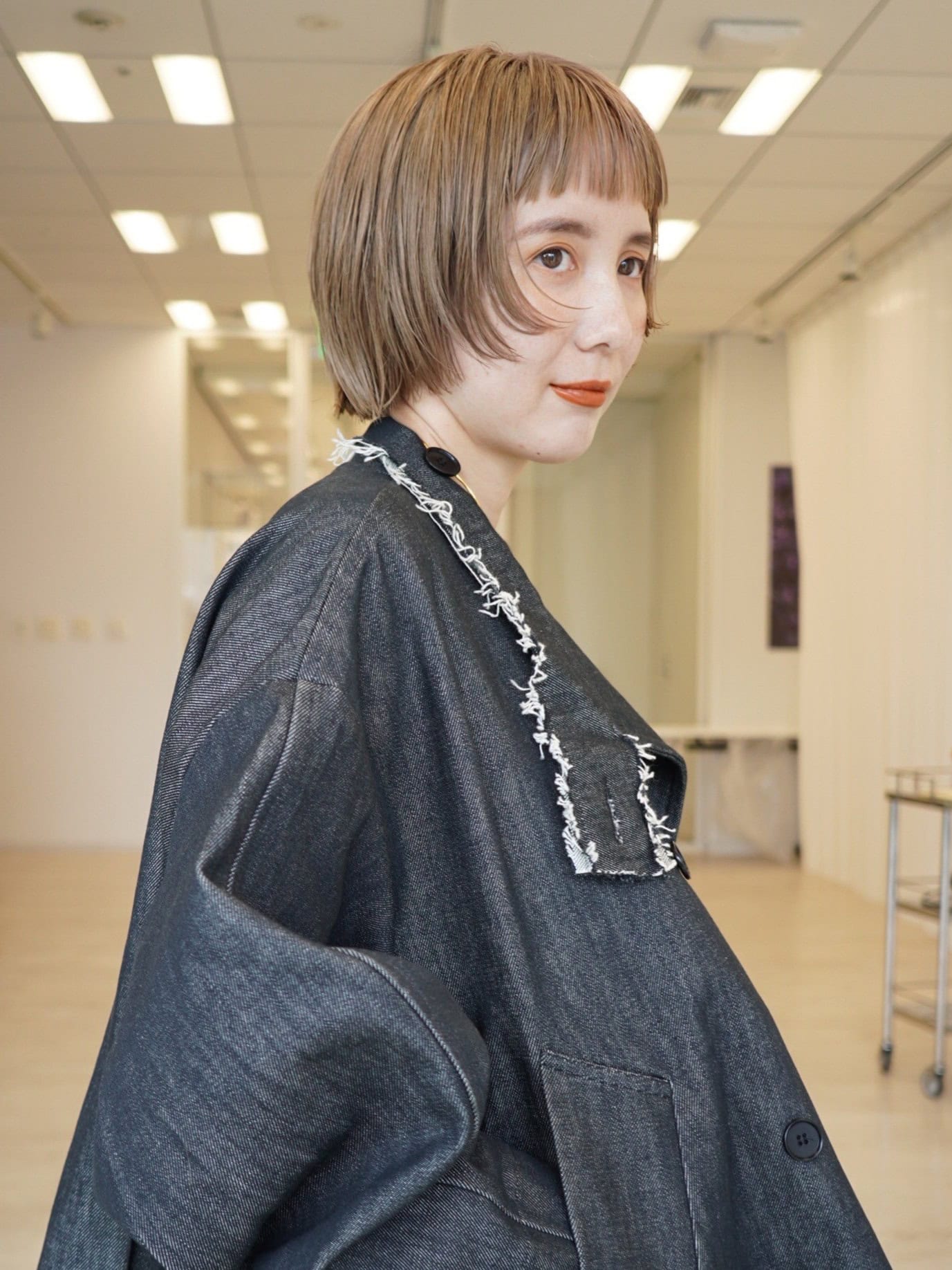 30代ヘアスタイル、ショートボブ（サイド）、SOIE omotesando