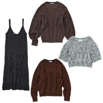 【2025年冬トレンド】30代～40代にもおすすめな上品「ラメニット」4選