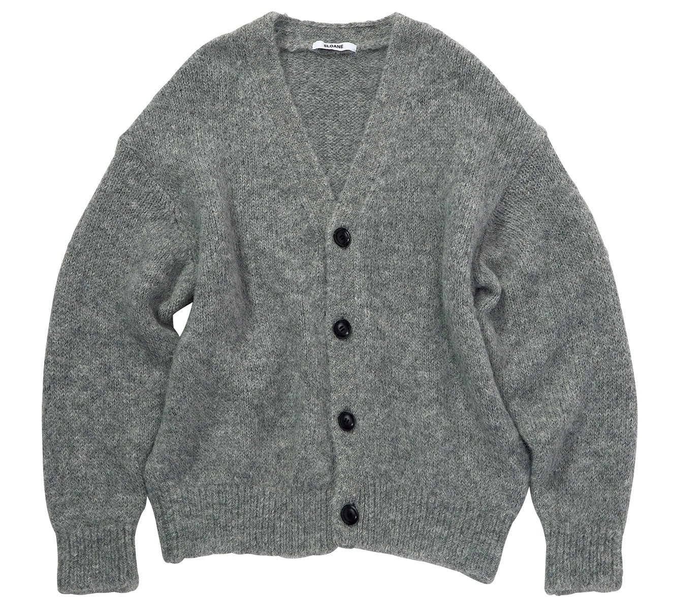 スローンのアルパカ混カーディガン