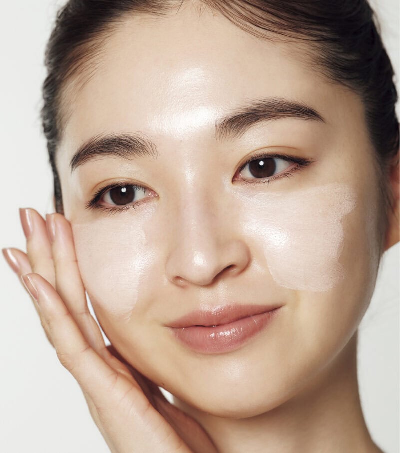 【トーンアップ下地_1】ピンク下地は顔全体に