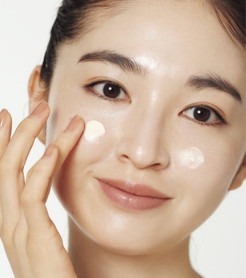 【トーンアップ下地_3】イエロー下地で赤み消し