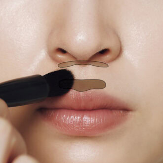 リップリフト級! 人中短縮シェーディング