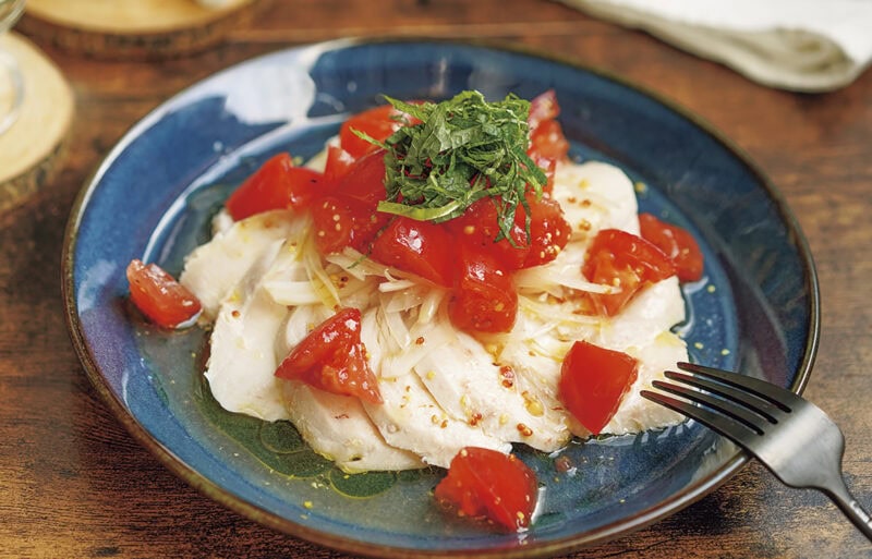 鶏ハムカルパッチョ