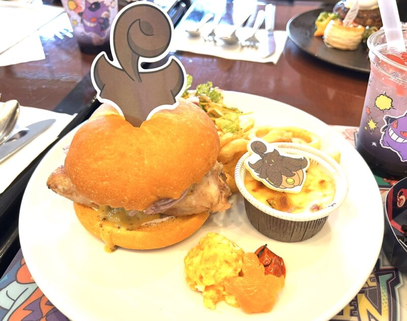 バケッチャのまんまるチキンベーグルサンドプレート