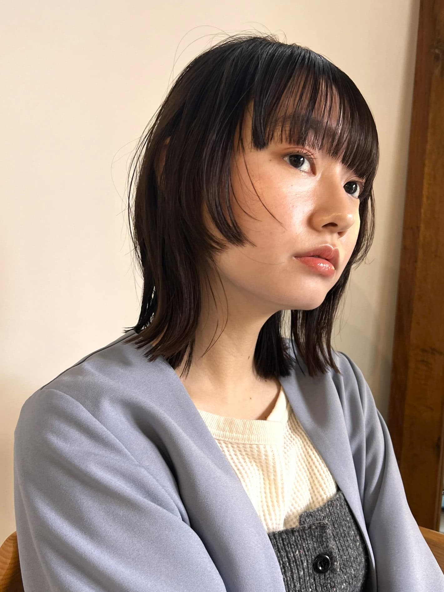30代ヘアスタイル、ミディアム（サイド）、SOIE omotesando