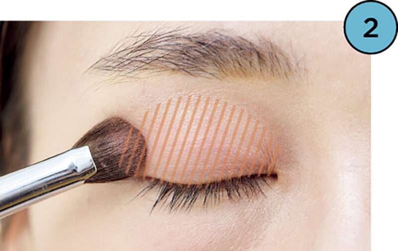 【2】アイホールにマットベージュ