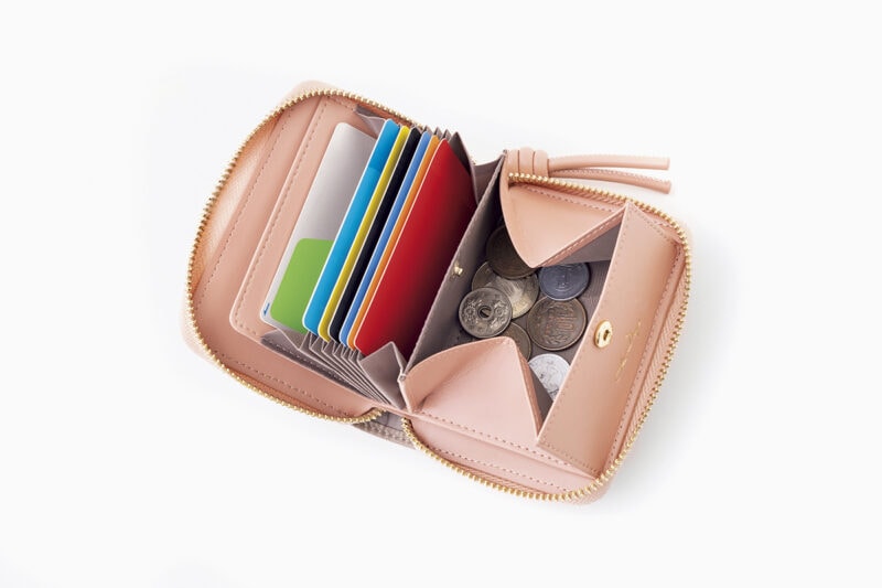 ボックス型の見やすい小銭入れ