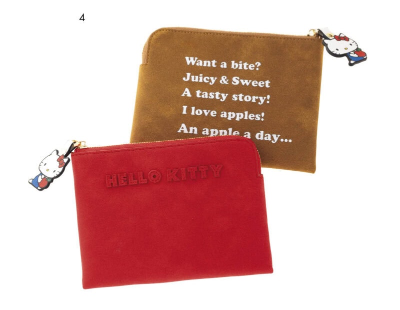 4.フェイクスウェードポーチ［H12×W7］各¥7,700（すべてスピック&スパン／スピック＆スパン ルミネ有楽町店）※2026年1月上旬から中旬発売予定